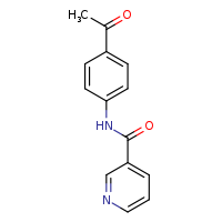 N-(4-acetylphenyl)pyridine-3-carboxamide