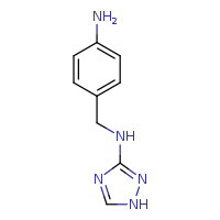 N-[(4-aminophenyl)methyl]-1H-1,2,4-triazol-3-amine
