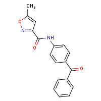 N-(4-benzoylphenyl)-5-methyl-1,2-oxazole-3-carboxamide