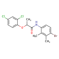 N-(4-bromo-2,3-dimethylphenyl)-2-(2,4-dichlorophenoxy)propanamide