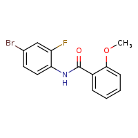 N-(4-bromo-2-fluorophenyl)-2-methoxybenzamide