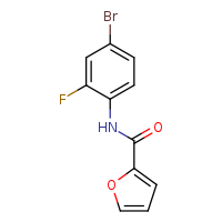 N-(4-bromo-2-fluorophenyl)furan-2-carboxamide