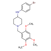 N-(4-bromophenyl)-1-[(2,4,5-trimethoxyphenyl)methyl]piperidin-4-amine