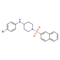 N-(4-bromophenyl)-1-(naphthalene-2-sulfonyl)piperidin-4-amine