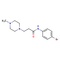 N-(4-bromophenyl)-3-(4-methylpiperazin-1-yl)propanamide