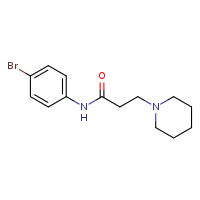 N-(4-bromophenyl)-3-(piperidin-1-yl)propanamide