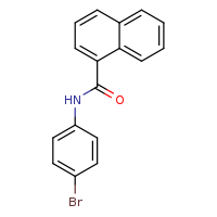N-(4-bromophenyl)naphthalene-1-carboxamide