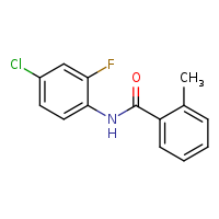 N-(4-chloro-2-fluorophenyl)-2-methylbenzamide