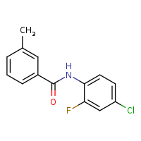 N-(4-chloro-2-fluorophenyl)-3-methylbenzamide