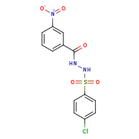 N'-(4-chlorobenzenesulfonyl)-3-nitrobenzohydrazide