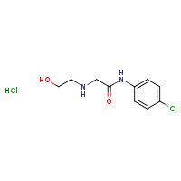 N-(4-chlorophenyl)-2-[(2-hydroxyethyl)amino]acetamide hydrochloride