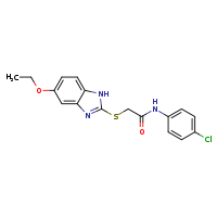 N-(4-chlorophenyl)-2-[(5-ethoxy-1H-1,3-benzodiazol-2-yl)sulfanyl]acetamide
