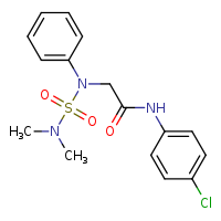N-(4-chlorophenyl)-2-[(dimethylsulfamoyl)(phenyl)amino]acetamide