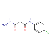 N-(4-chlorophenyl)-2-(hydrazinecarbonyl)acetamide