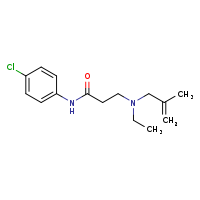 N-(4-chlorophenyl)-3-[ethyl(2-methylprop-2-en-1-yl)amino]propanamide