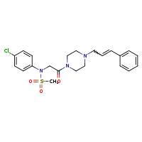 N-(4-chlorophenyl)-N-(2-oxo-2-{4-[(2E)-3-phenylprop-2-en-1-yl]piperazin-1-yl}ethyl)methanesulfonamide