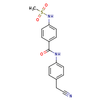 N-[4-(cyanomethyl)phenyl]-4-methanesulfonamidobenzamide