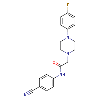 N-(4-cyanophenyl)-2-[4-(4-fluorophenyl)piperazin-1-yl]acetamide
