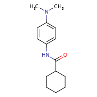 N-[4-(dimethylamino)phenyl]cyclohexanecarboxamide