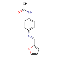 N-{4-[(E)-(furan-2-ylmethylidene)amino]phenyl}acetamide