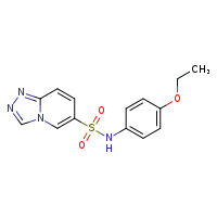 N-(4-ethoxyphenyl)-[1,2,4]triazolo[4,3-a]pyridine-6-sulfonamide