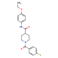 N-(4-ethoxyphenyl)-1-(4-fluorobenzoyl)piperidine-4-carboxamide