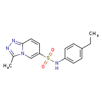 N-(4-ethylphenyl)-3-methyl-[1,2,4]triazolo[4,3-a]pyridine-6-sulfonamide