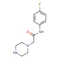 N-(4-fluorophenyl)-2-(piperazin-1-yl)acetamide