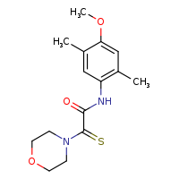 N-(4-methoxy-2,5-dimethylphenyl)-2-(morpholin-4-yl)-2-sulfanylideneacetamide