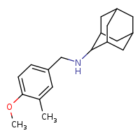 N-[(4-methoxy-3-methylphenyl)methyl]adamantan-2-amine