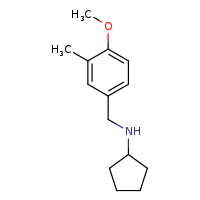 N-[(4-methoxy-3-methylphenyl)methyl]cyclopentanamine