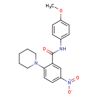 N-(4-methoxyphenyl)-5-nitro-2-(piperidin-1-yl)benzamide
