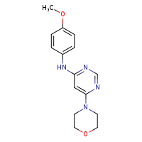 N-(4-methoxyphenyl)-6-(morpholin-4-yl)pyrimidin-4-amine