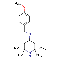 N-[(4-methoxyphenyl)methyl]-2,2,6,6-tetramethylpiperidin-4-amine