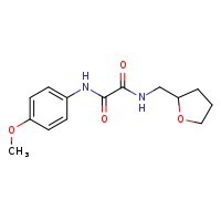 N'-(4-methoxyphenyl)-N-(oxolan-2-ylmethyl)ethanediamide