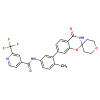 N-(4-methyl-3-{4-oxo-3H-spiro[1,3-benzoxazine-2,4'-oxan]-7-yl}phenyl)-2-(trifluoromethyl)pyridine-4-carboxamide
