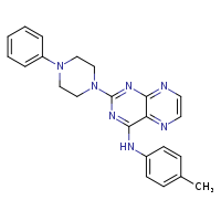 N-(4-methylphenyl)-2-(4-phenylpiperazin-1-yl)pteridin-4-amine