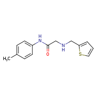 N-(4-methylphenyl)-2-[(thiophen-2-ylmethyl)amino]acetamide