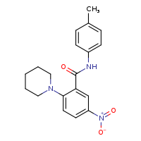 N-(4-methylphenyl)-5-nitro-2-(piperidin-1-yl)benzamide