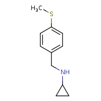 N-{[4-(methylsulfanyl)phenyl]methyl}cyclopropanamine