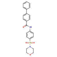 N-[4-(morpholine-4-sulfonyl)phenyl]-[1,1'-biphenyl]-4-carboxamide