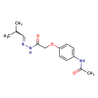 N-[4-({N'-[(1Z)-2-methylpropylidene]hydrazinecarbonyl}methoxy)phenyl]acetamide