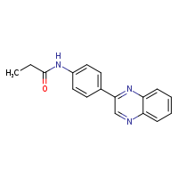 N-[4-(quinoxalin-2-yl)phenyl]propanamide