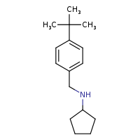 N-[(4-tert-butylphenyl)methyl]cyclopentanamine
