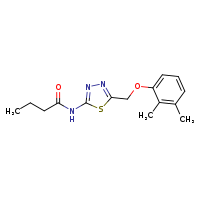 N-[5-(2,3-dimethylphenoxymethyl)-1,3,4-thiadiazol-2-yl]butanamide