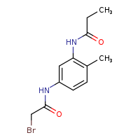 N-[5-(2-bromoacetamido)-2-methylphenyl]propanamide