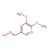 N-[(5,6-dimethoxypyridin-3-yl)methylidene]hydroxylamine