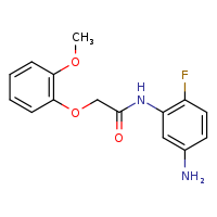 N-(5-amino-2-fluorophenyl)-2-(2-methoxyphenoxy)acetamide