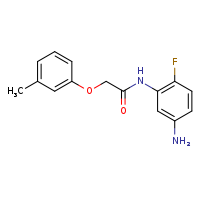 N-(5-amino-2-fluorophenyl)-2-(3-methylphenoxy)acetamide