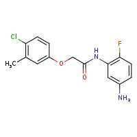 N-(5-amino-2-fluorophenyl)-2-(4-chloro-3-methylphenoxy)acetamide